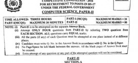 Computer Science Paper II