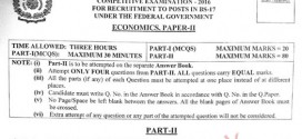 Economics Paper II