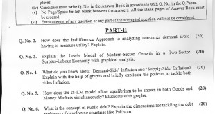 ECONOMICS CSS 2017 Paper I