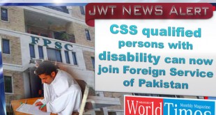 CSS qualified persons with disability can now join Foreign Service of Pakistan