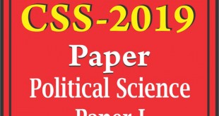 CSS-2019 Political Science Paper-I