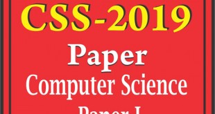 CSS-2019 Computer Science Paper I
