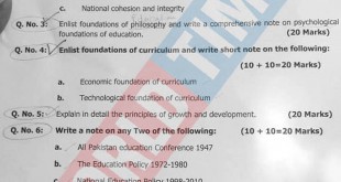 PMS-2019 Education Paper I