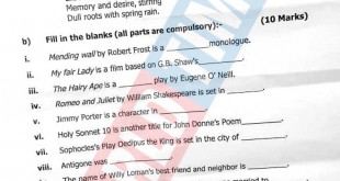 PMS-2019 English Literature I