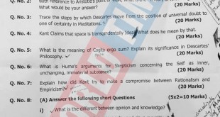 PMS-2019 Philosophy Paper I