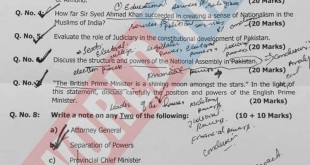 PMS-2019 Political Science Paper II