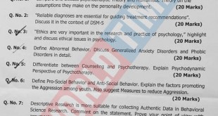 PMS-2019 Psychology Paper II