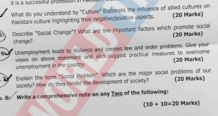 PMS-2019 Social Work Paper I