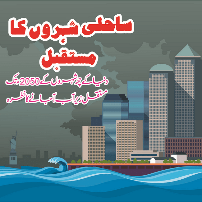You are currently viewing ساحلی شہروں کا مستقبل دنیا کے چھ شہروں کے 2050ء تک مستقل زیر آب آ جانے کا خطرہ