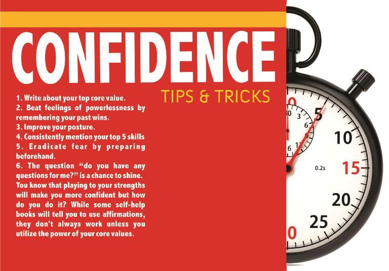 You are currently viewing Confidence, Tips & Tricks