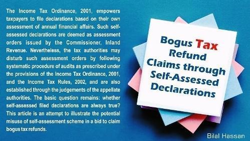 You are currently viewing Bogus Refund Claims through self-assessed declarations