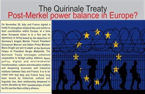 Read more about the article The Quirinale Treaty Post-Merkel power balance in Europe?