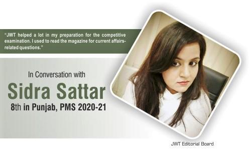Read more about the article In Conversation with Sidra Sattar 8th in Punjab, PMS 2020-21
