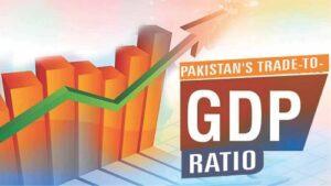 Read more about the article PAKISTAN’S TRADE-TO-GDP RATIO