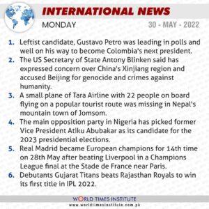 Read more about the article International News