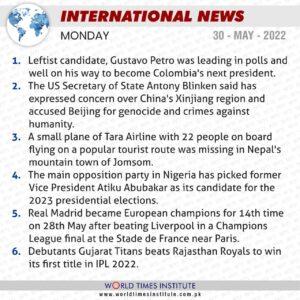 Read more about the article International News