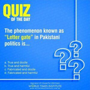 Read more about the article Quiz of the Day 26-05-22