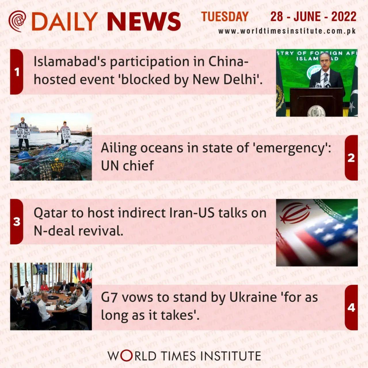 You are currently viewing Daily News 28-06-2022