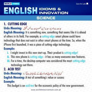 Read more about the article English Idioms & Innovation 20-06-22