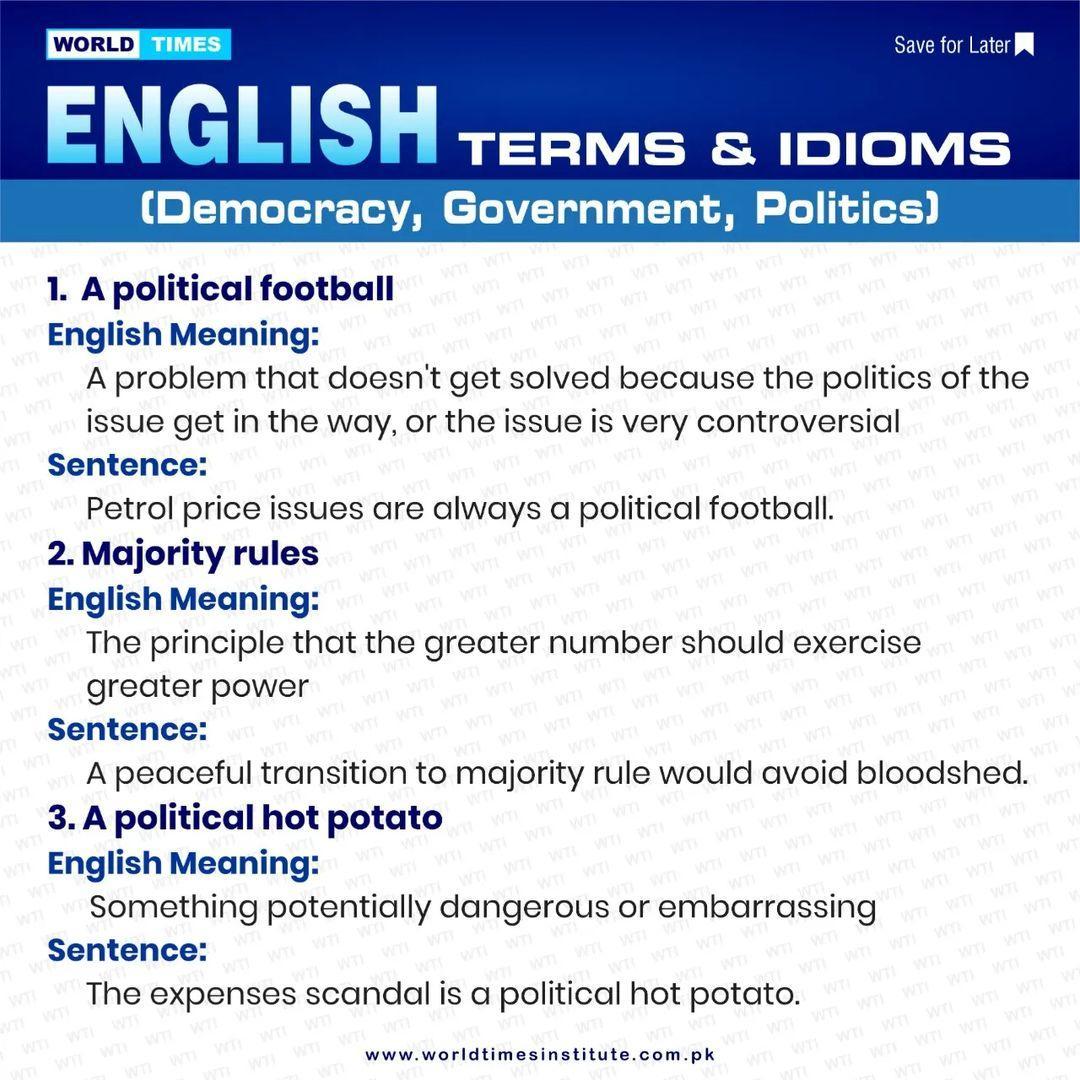 You are currently viewing English Terms and Idioms