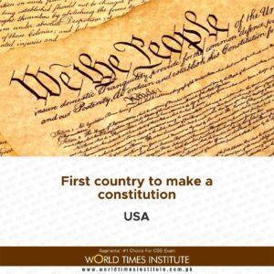 Read more about the article General Knowledge First Country in History