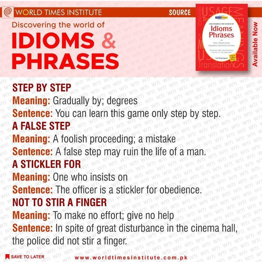 You are currently viewing Discovering the World of Idioms & Phrases 12-06-22