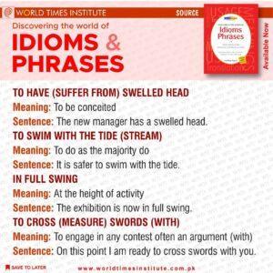 Read more about the article Idioms and Phrases 18-06-22