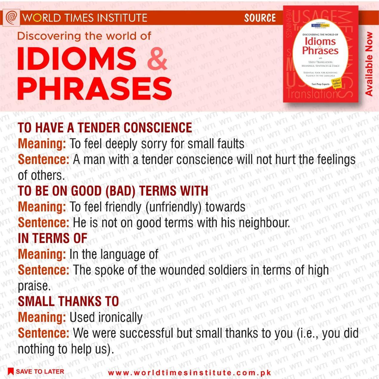 You are currently viewing Idioms & Phrases 20-06-22