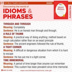 Read more about the article Idioms & Phrases 23-06-22