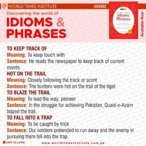 Read more about the article Idioms & Phrases 28-06-2022