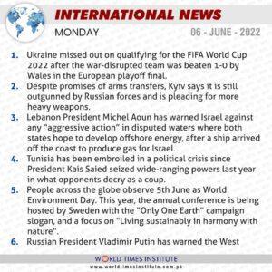 Read more about the article International News 06-06-2022