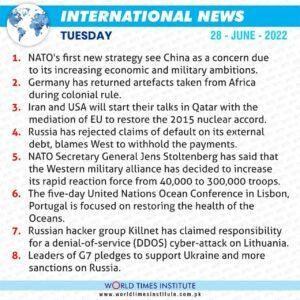 Read more about the article International News 28-06-2022