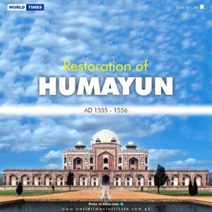 Read more about the article Restoration of Humayun