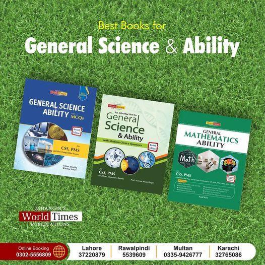 Best Books for General Science & Ability