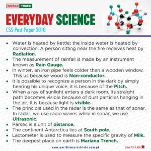Read more about the article Everyday Science 07-07-2022