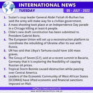 Read more about the article International News 05-07-2022