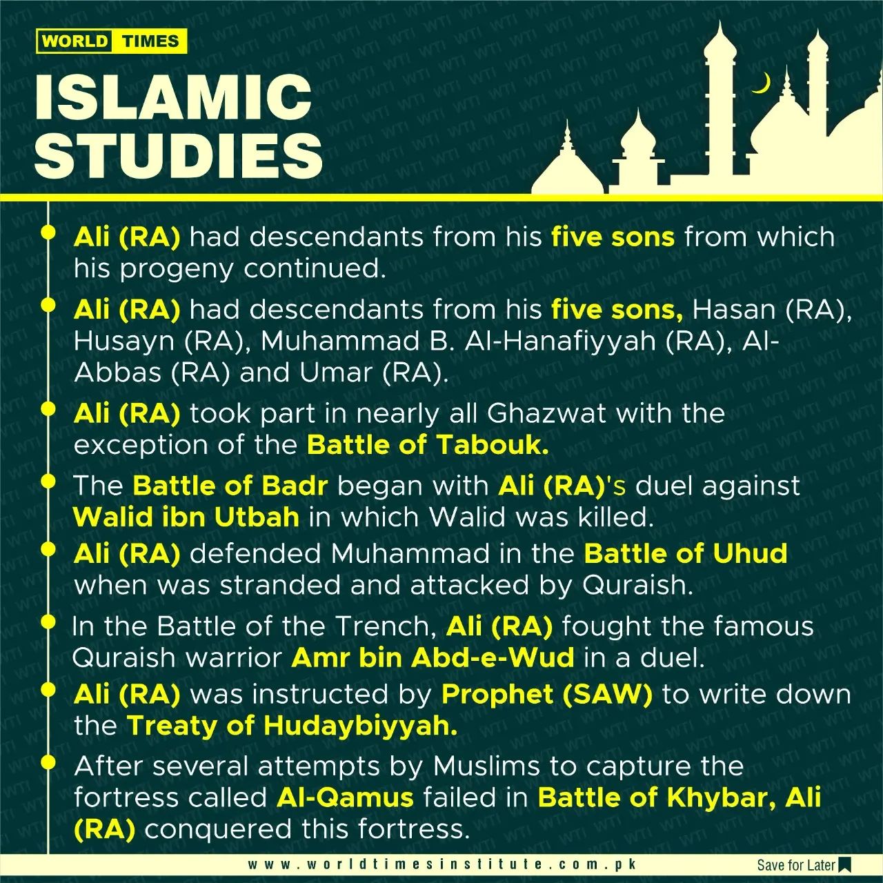 You are currently viewing Islamic Studies 03-07-2022