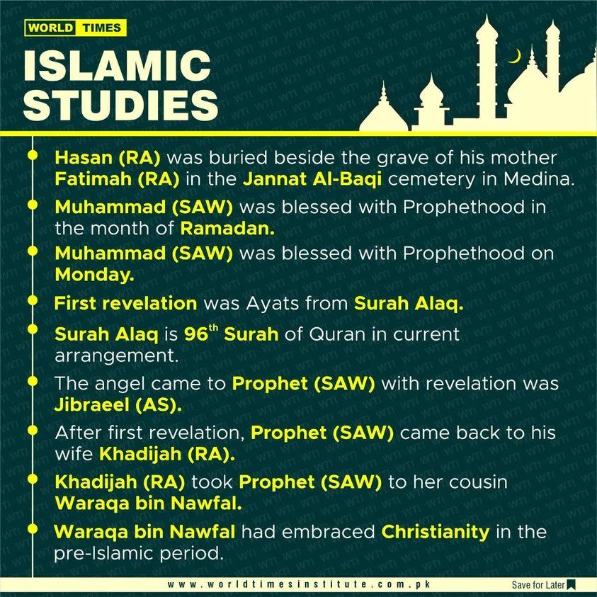 Read more about the article Islamic Studies 13-07-2022