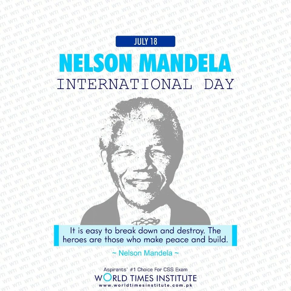 Read more about the article July 18-Nelson Mandela International Day