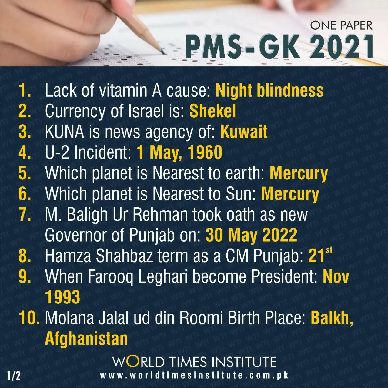 Read more about the article ONE PAPER PMS-GK 2021 22-07-22