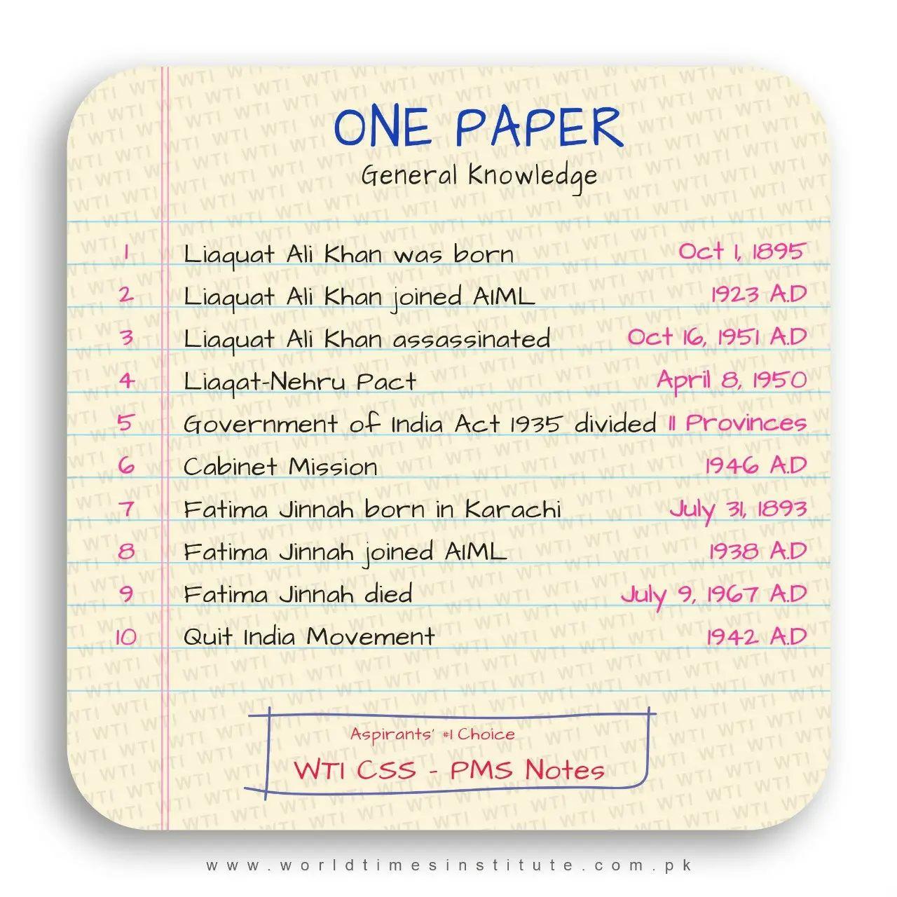 Read more about the article One Paper General Knowledge MPT 17-07-2022