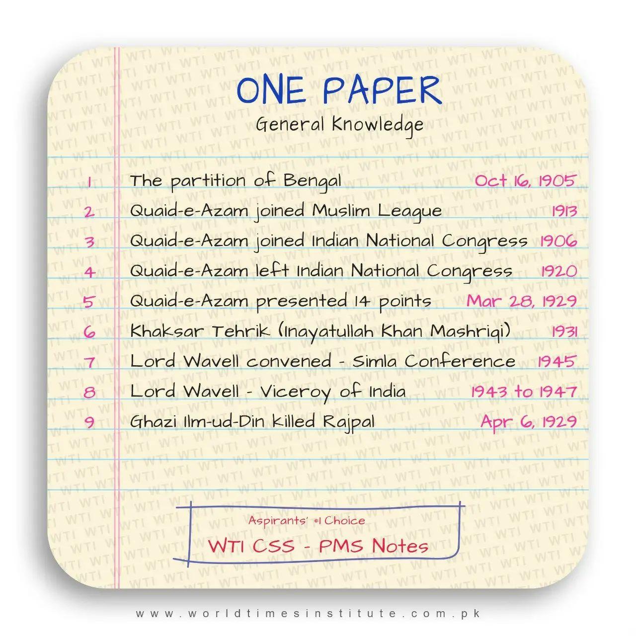 Read more about the article One Paper General Knowledge MPT 19-07-22