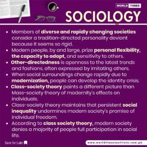 Read more about the article Sociology 13-07-2022