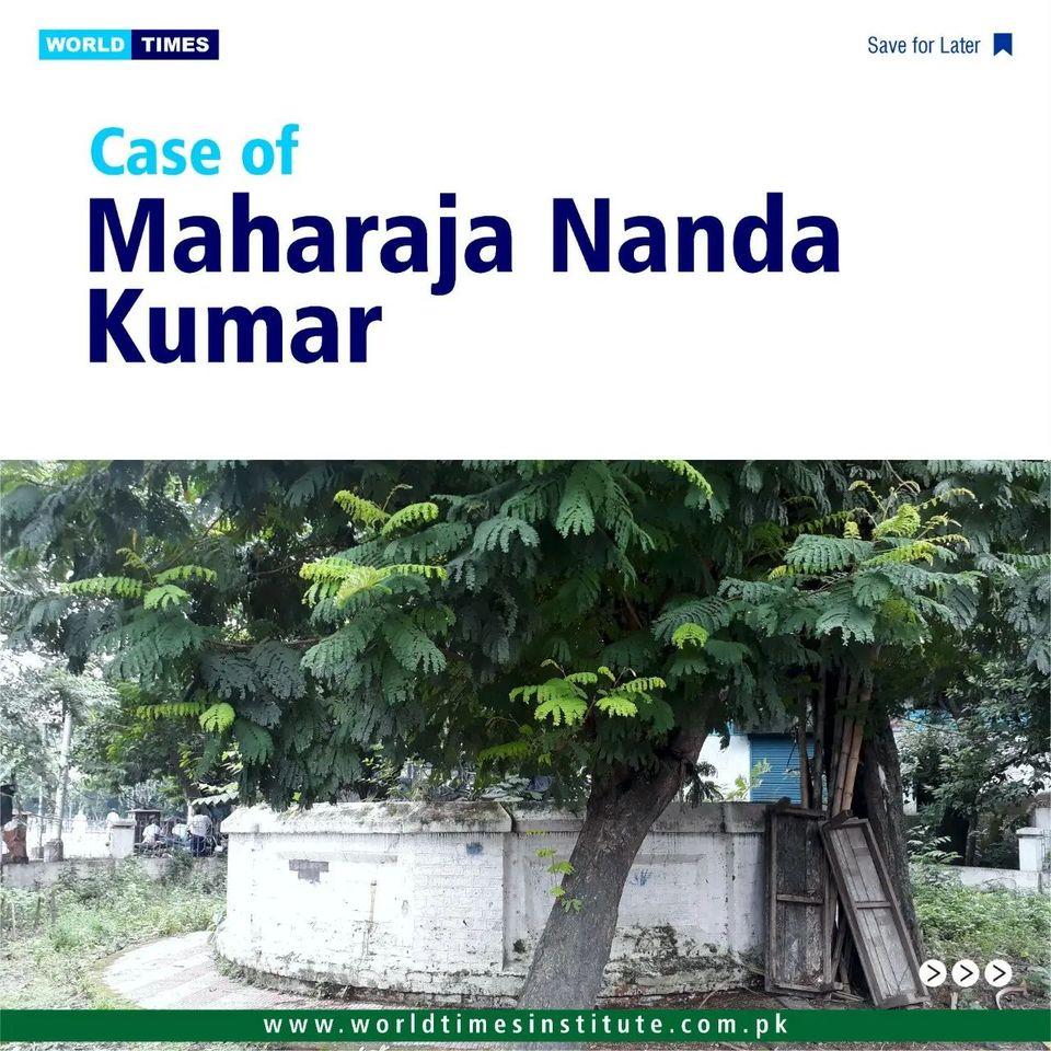 Read more about the article Case of Maharaja Nanda Kumar
