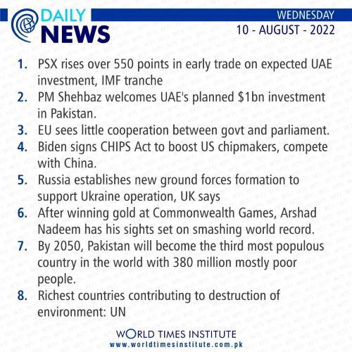 You are currently viewing Daily News 10-08-2022