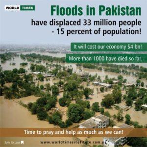 Read more about the article Floods in Pakistan have displaced 33 million people -15 percent of population 1