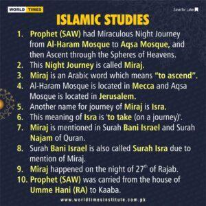 Read more about the article Islamic Studies 15-08-2022
