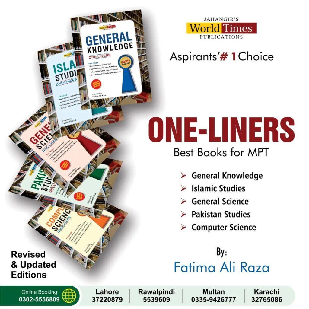 One-Liners (Best books for MPT)