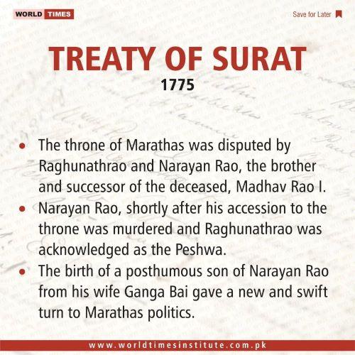 Read more about the article TREATY OF SURAT (1775)