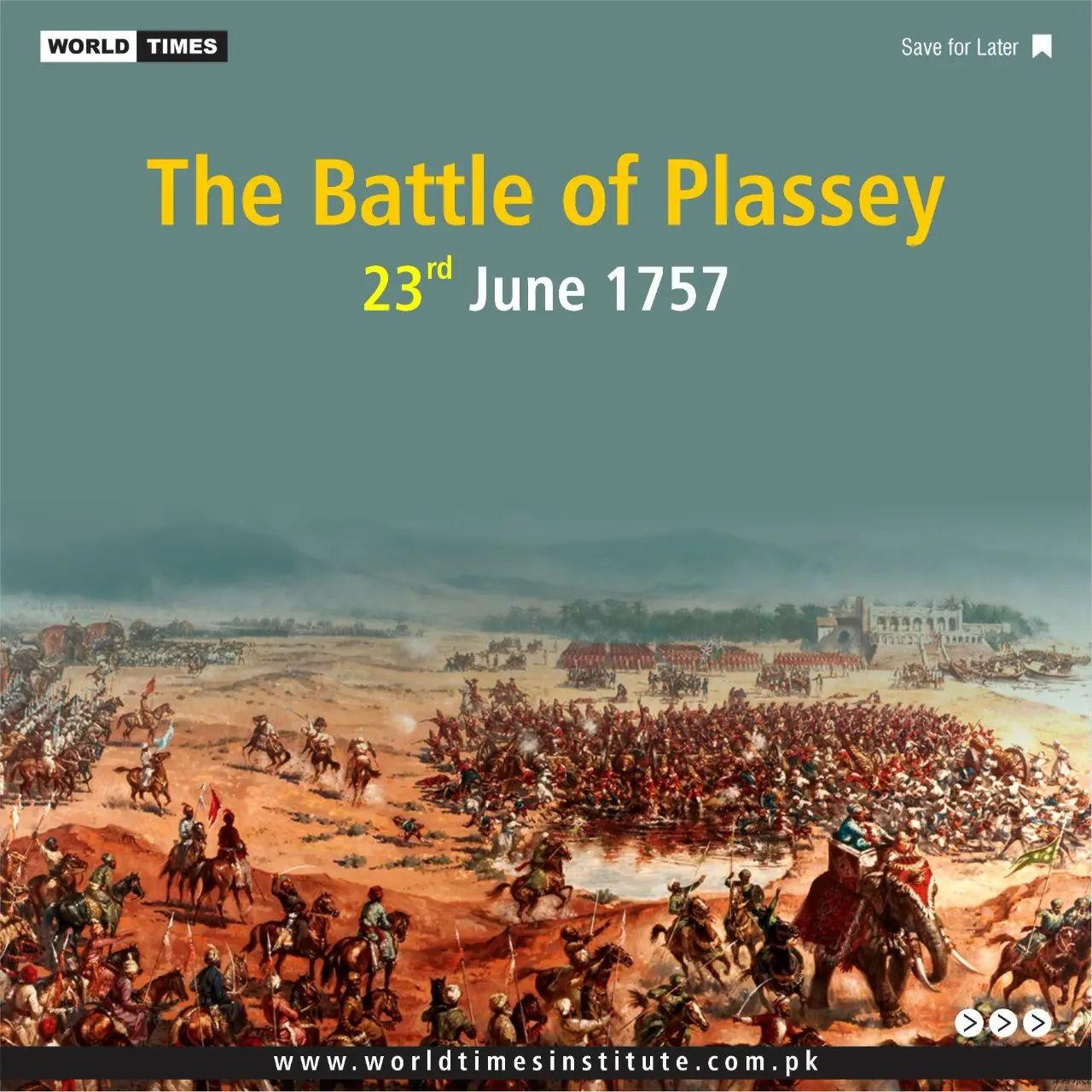 Read more about the article The Battle of Plassey (23rd June, 1757)